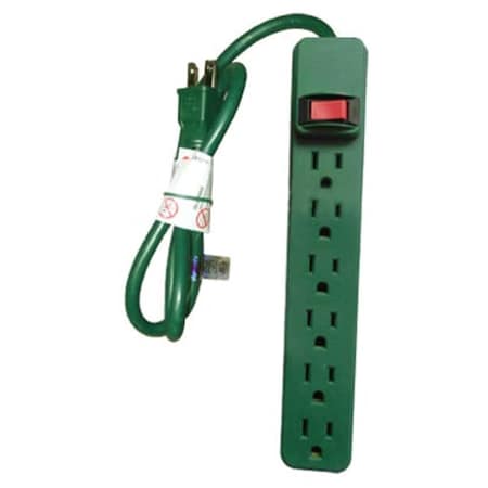 Virtual Power Strip, SJT, 2 ft., Green VI135695